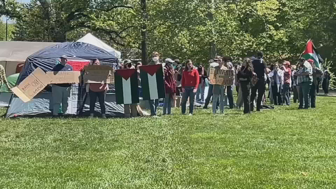 IU Gaza war protest 4-25-24